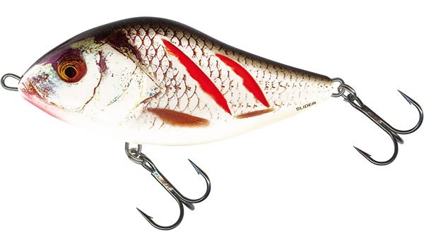 Salmo Wobler Slider Floating Wounded Real Grey Shiner